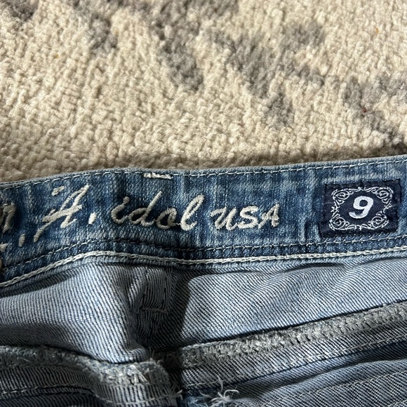 LA Idol Jeans size 9 - Picture 3 of 5
